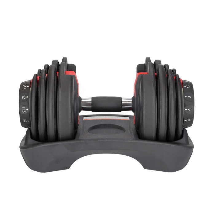 Регульовані гумовані гантелі 4FIZJO 1 x 16 кг