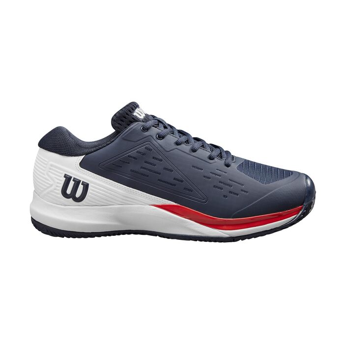 Кросівки для тенісу Wilson Rush Pro Ace Clay WRS332740, 44 EU, Navy/Blazer White/Infrared