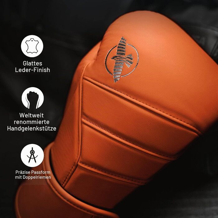 Боксерські рукавички Hayabusa T3 Kanpeki 16 oz, колір Ton-Orange