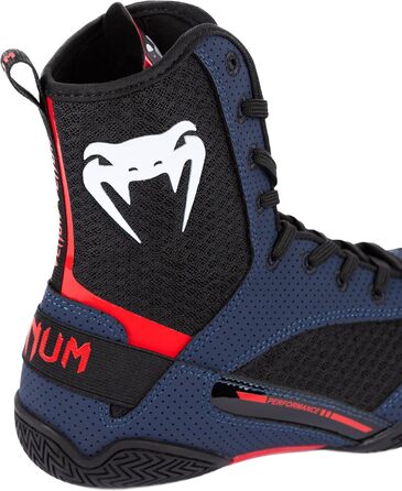 Боксерські черевики Venum Elite Unisex, 48 EU, темно-синій, чорний, червоний