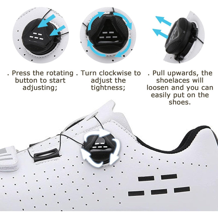 Велотуфлі MTB SPD: чоловічі, жіночі, унісекс. Дихаючі велотуфлі для гірського велосипеда з SPD кріпленням, підошвою з шипами та ременями. Розміри EU 36-47. Білий колір.