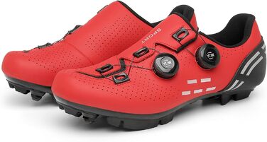 NGARY Велосипедні кросівки MTB для гірського велосипеда, дихаючі кросівки для катання, сумісні з SP 2 болтами, з клітами, для активного відпочинку (38 EU, A)