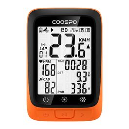 Велокомп'ютер COOPSO BC107 GPS бездротовий з Bluetooth 5.0 та ANT+, LCD 2.4