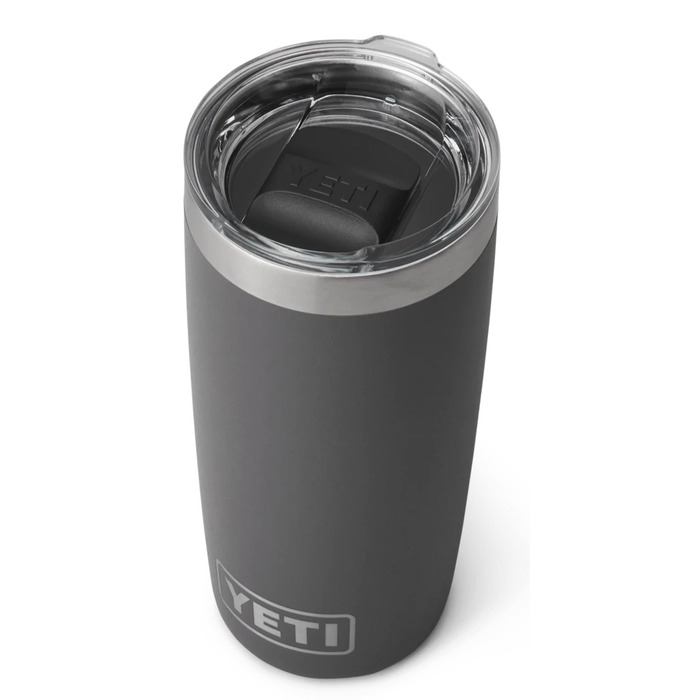 Термокружка YETI Rambler 10 oz (295 мл) з кришкою MagSlider, нержавіюча сталь, вакуумна ізоляція, Charcoal