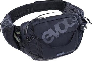 Поясна сумка EVOC HIP Pack PRO 3 л з питною системою 1,5 л, чорна, вентиляція, регульований ремінь