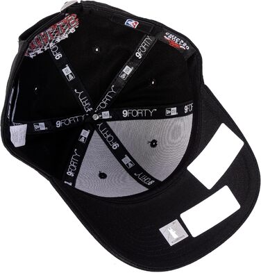 Кепка New Era 9Forty NFL NBA MLB Limited Edition Chicago Bulls чорно-червона, універсальний розмір