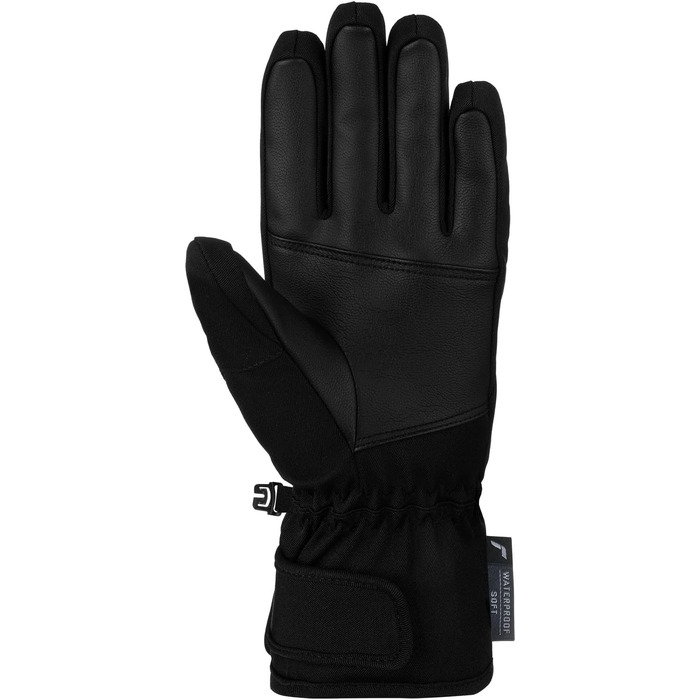 Жіночі гірськолижні рукавички Reusch Keira R-TEX® XT 8, водонепроникні, чорні/коричневі/леопард