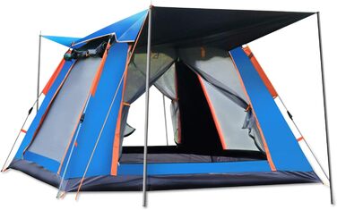 Намет Ergocar для кемпінгу на 3-4 особи: водонепроникний, легкий, швидко встановлюється, для відпочинку на природі