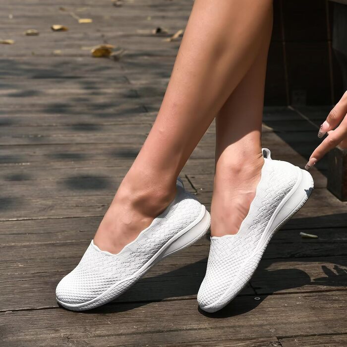 Жіночі трекінгові черевики Puxowe: легкі, дихаючі, зручні, мінімалістичні, білі, розмір 37.5 EU