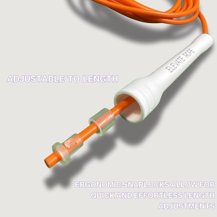 Скакалка Elevate Speed Rope MAX 5 мм, професійна, ПВХ з нейлоновим сердечником, 3 м, міцні ручки