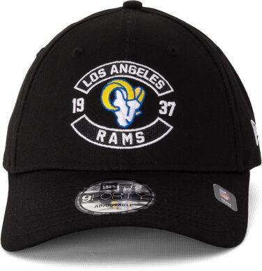 Кепка New Era 9FORTY MLB Los Angeles Rams чорна, універсальний розмір