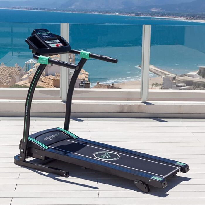 Біговий доріжка Cecotec DrumFit WayHome: нахил, масажний пояс, гантелі, широка бігова поверхня, 1-18 км/год, 12 програм