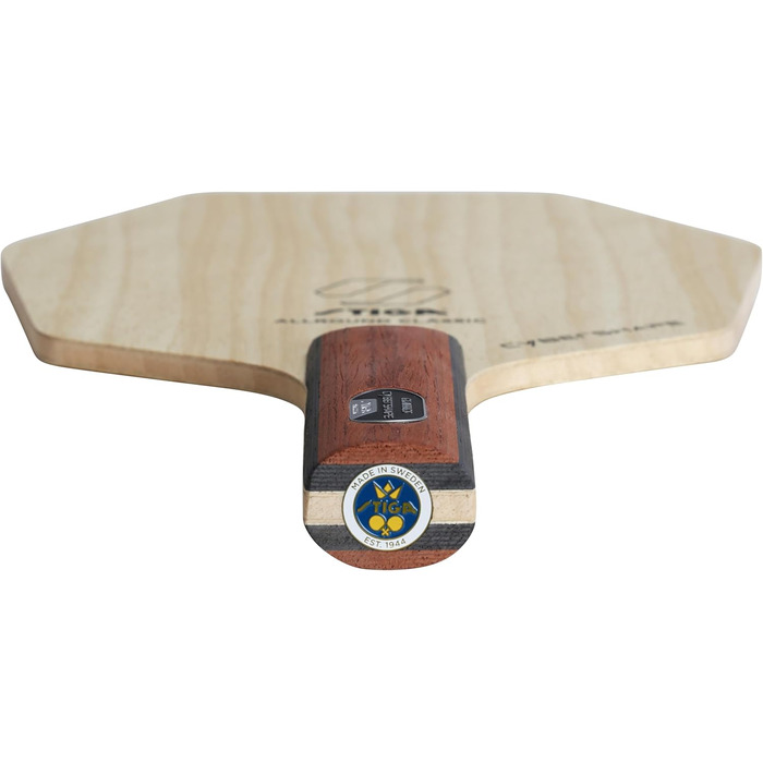 Настільна ракетка STIGA Allround Classic Cybershape, 5-шарова, легка, для атакуючої гри, зручною прямою ручкою