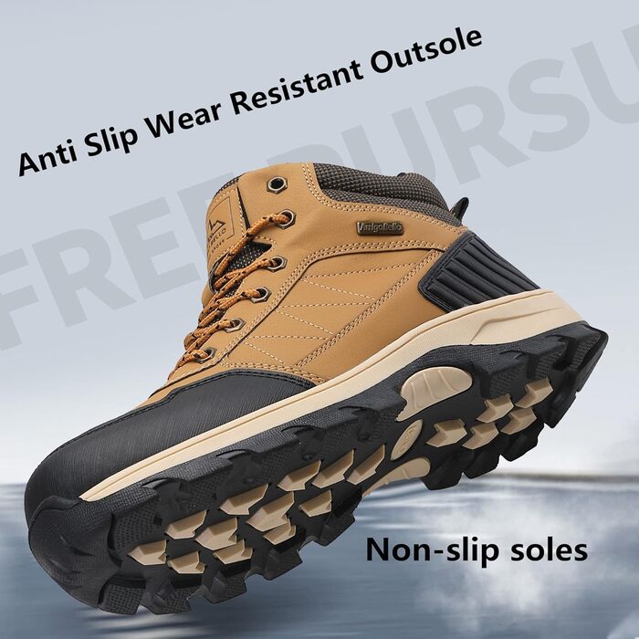 Чоловічі зимові черевики ARRIFIO BELLO: зимові черевики, вандер-черевики, трекінг черевики, утеплені, з антиковзанням, розмір 41-46, колір зелений