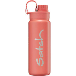 Satch пляшка для води з нержавіючої сталі 0,5 л, BPA-free, герметична, підходить для газованих, гарячих і холодних напоїв, Nordic Coral (кораловий)