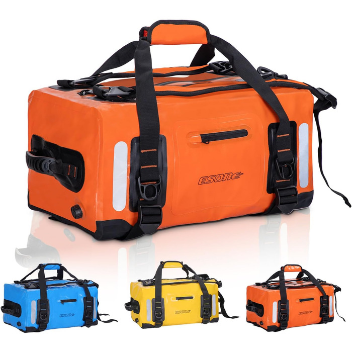 Водонепроникний рюкзак ESONE Dry Bags 40L для каякінгу, подорожей та активного відпочинку (Оранжевий)