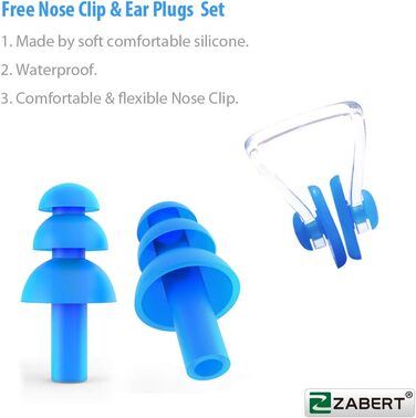 Дитячі окуляри для плавання K1, професійні окуляри для плавання для дітей та підлітків (0-14 років), захист від запотівання, UV-захист, блакитний колір