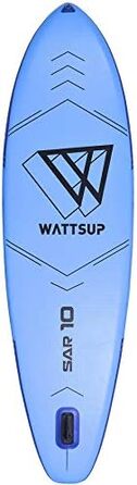 Надувна SUP-дошка Wattsup SAR 10 Combo 305x81x15 см з каяк-сидінням і подвійним веслом, комплект для сапбордингу