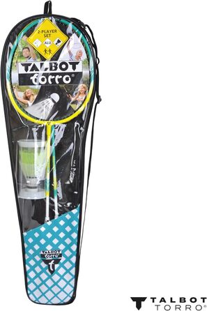 Набір для бадмінтону Talbot-Torro Premium 2-Fighter: 2 алюмінієві ракетки, 2 воланчики, сумка, 449403