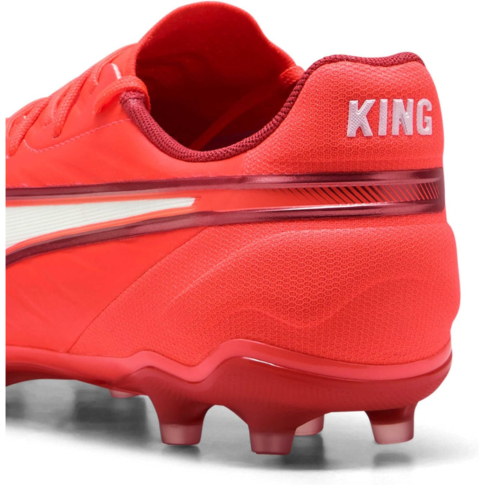 Футбольні бутси PUMA King Match F.G./A.G. Glowing Red/Puma White/Red Fire, 44.5 EU