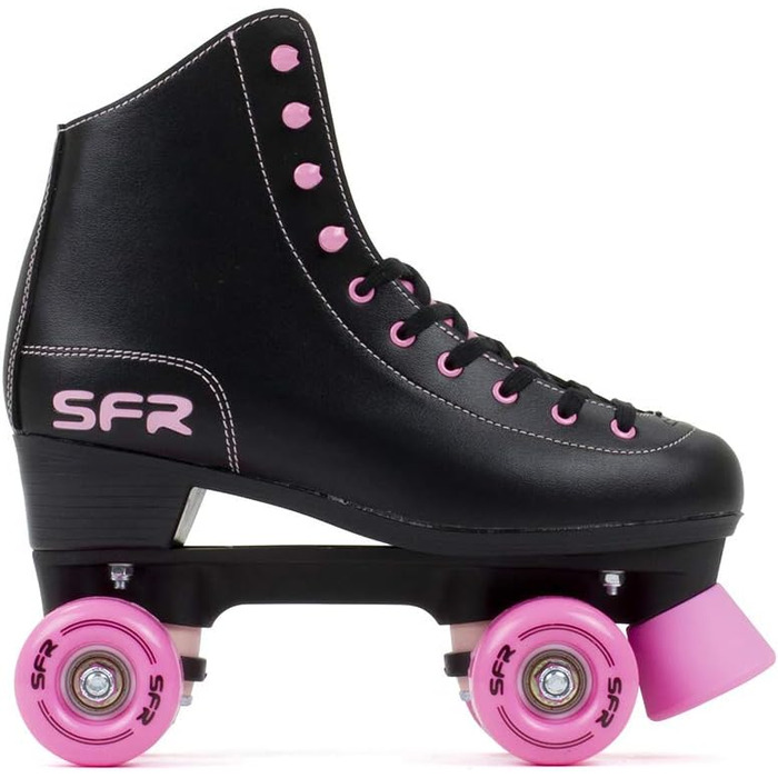 Роликові ковзани SFR Figure Rollschuhe для дітей та підлітків (37, чорний/м'ятно-зелений, чорний/рожевий)
