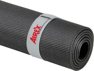 Гімнастичний килимок Airex Pilates 190 з отворами, чорний