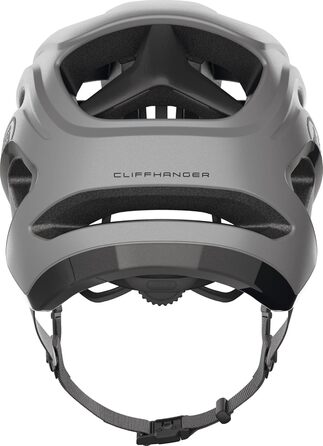 ABUS Cliffhanger – велосипедний шолом для MTB, сріблястий, L (57-61 см), великі вентиляційні отвори, TriVider, для жінок і чоловіків