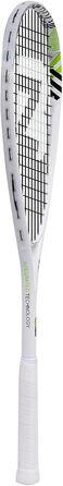 Сквош ракетка BatZoom для початківців – легка та довговічна тренувальна ракетка для дорослих та підлітків, попередньо натягнута з комфортною ручкою та демпфером - у комплекті сумка білого кольору