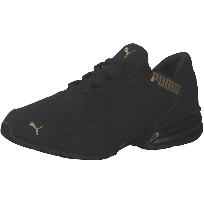 Чоловічі кросівки PUMA Enzin SL V2 для бігу та вулиці, розмір 43 EU, Puma Team Gold, чорний