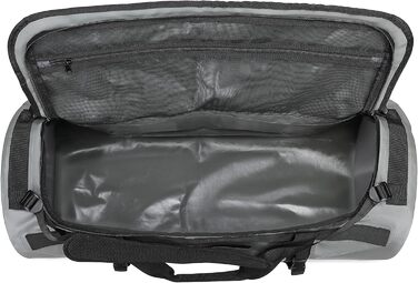 Велика водонепроникна спортивна сумка-рюкзак 90L для чоловіків, сіра, Duffel Bag для подорожей і спорту