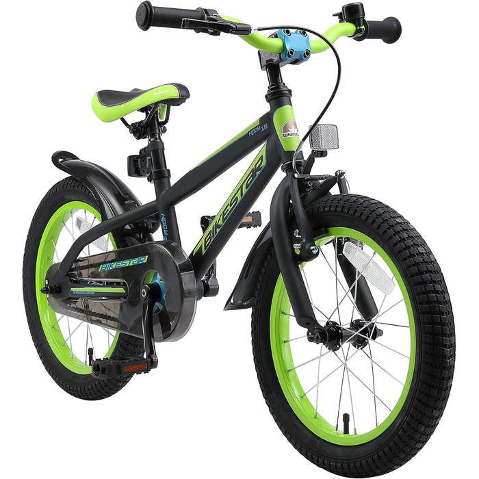 Дитячий велосипед BIKESTAR 16 дюймів для дівчаток і хлопчиків від 4-5 років, гірський велосипед, тестування без ризику