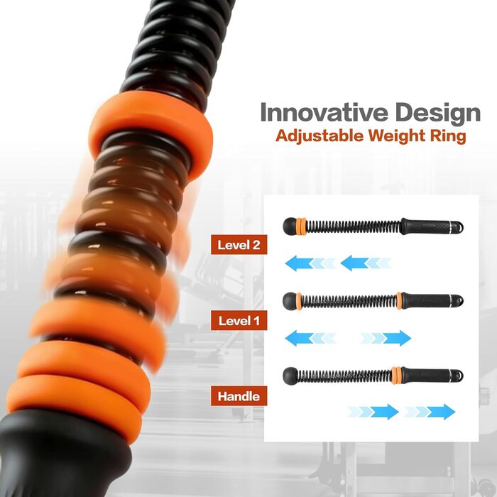 Бойові мотузки Battle Ropes з регульованою довжиною для фітнесу та кросфіту (з сумкою)