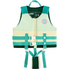 Дитячий жилет для плавання Gogokids для хлопчиків, 1-9 років, рожевий, зелений, розмір M