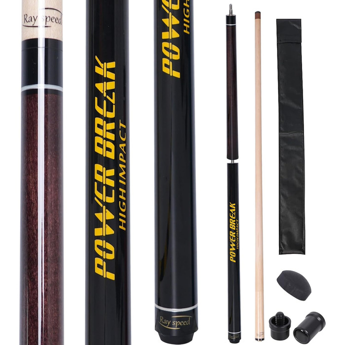 Більярдний кий Jump/Break 3-х частинний, 652.0 г, колір коричневий