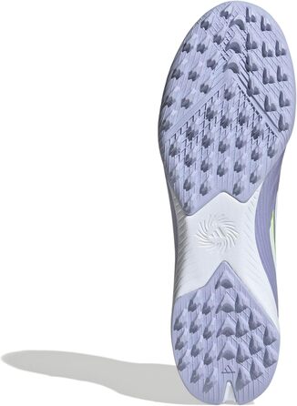 Жіночі футбольні бутси adidas F50 SPARKFUSION League Mid Turf 39 1/3 EU, фіолетовий, лимонний, пурпурний кольори