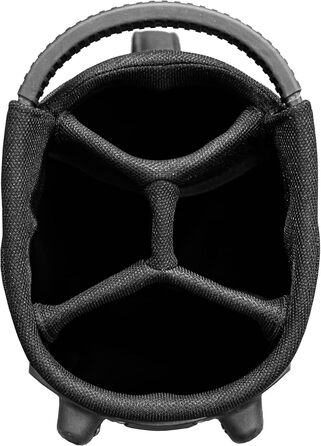 Сумка для гольфу Longridge Super Lite з 8 відділеннями, чорно-червона