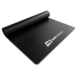 Захисний килимок для тренажерів Hop-Sport з ПВХ (0,6 мм) — протиковзний та водонепроникний килим під обладнання для домашнього залу, антивібраційний, різні розміри