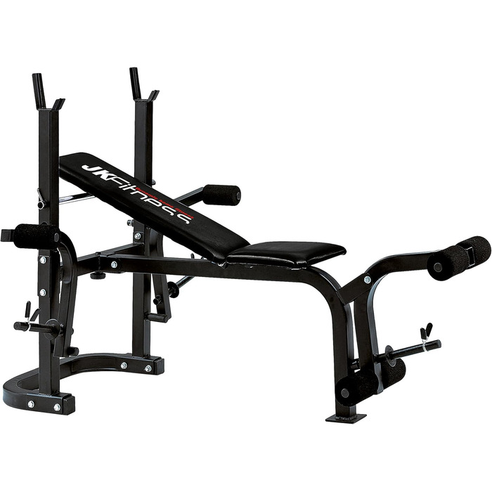Універсальна регульована лавка JK FITNESS JK6060 з підставкою для штанги