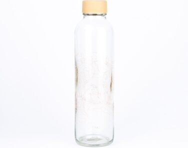 Скляна пляшка для води Carrybottles 0,7 л Inhale & Exhale, спортивна, BPA-free, герметична, для газованої води, виробництво Німеччина