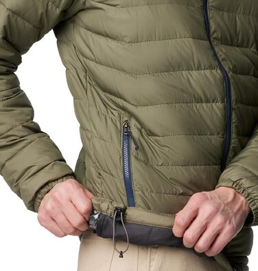 Чоловіча утеплена куртка Columbia Powder Lite II, темно-синій колір Collegiate Navy, розмір M