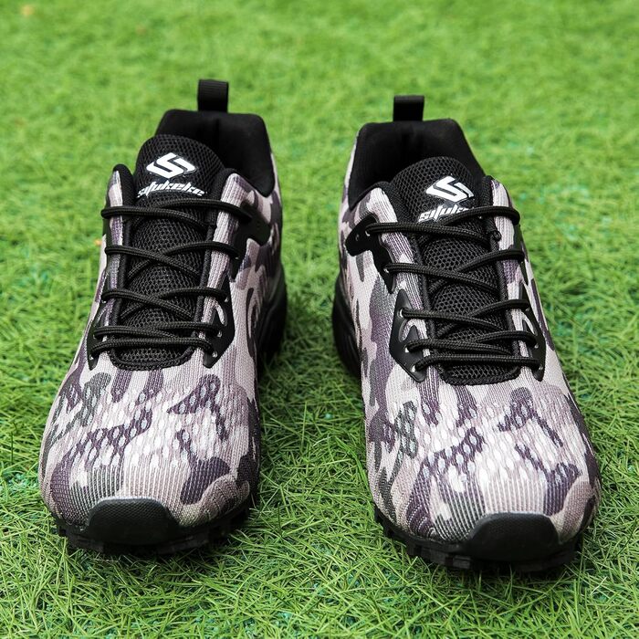 Чоловічі трейлраннінгові кросівки для бігу та хайкінгу Trailrunning Schuhe (47 EU, камуфляж)