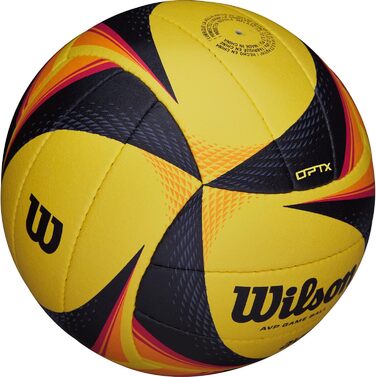 Волейбольний м’яч Wilson OPTX AVP Replica, синтетична шкіра, репліка офіційного м’яча AVP