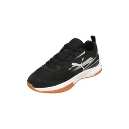 Дитячі кросівки Puma Varion Li Jr для залу (Indoor Court Shoe), чорні з сірим, р. 35 EU