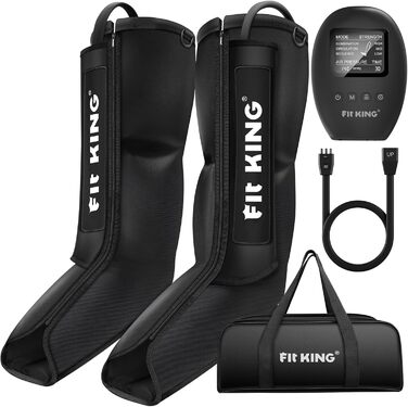 FIT KING масажер для ніг і стоп, компресійний апарат для лімфодренажу, масажер для поліпшення кровообігу, від набряків та судом, без функції нагріву
