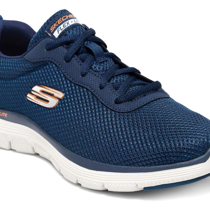 Чоловічі кросівки Skechers Burns-Agoura, 47.5 EU, темно-синій/помаранчевий