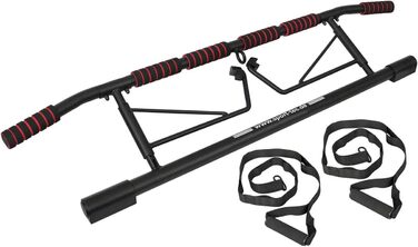 Складаний турнік для дверей Sport-Tec 117x28 см з 2 еспандерами та 2 карабінами