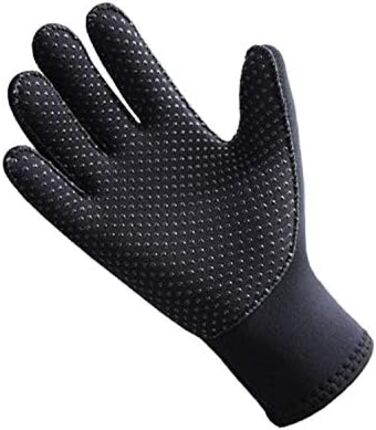 QKURT Теплі рукавички для дайвінгу з неопрену 3 мм - рукавички для дайвінгу, серфінгу, каякінгу, снорклінгу, вітрильного спорту та катання на човні для дорослих