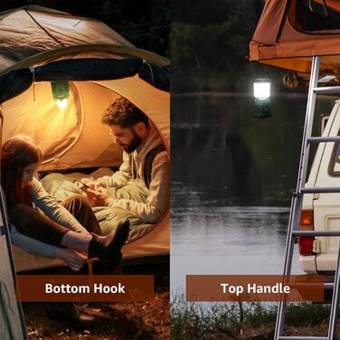 LED кемпінговий ліхтар Lepro, 350 люмен, 4 режими, 2 шт.