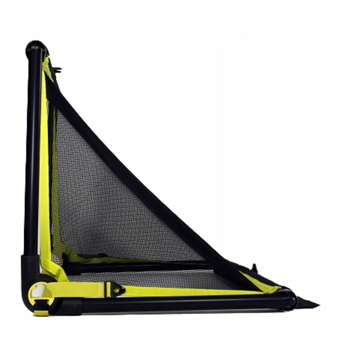 Складані переносні футбольні ворота BazookaGoal 120x75 см, чорні