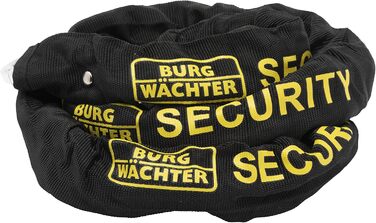 Замок-ланцюг для велосипеда Burg-Wachter Sold Secure Gold, 1 м, чорний